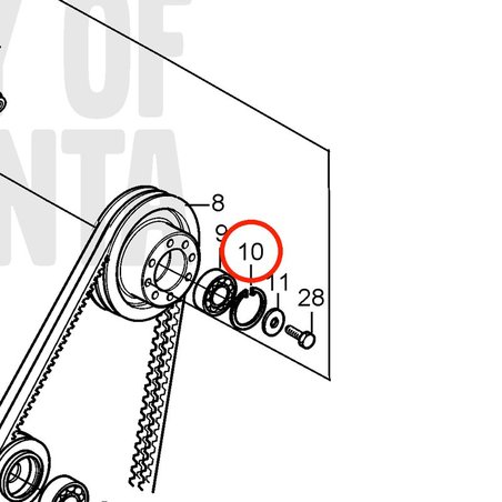 Circlip Original Volvo Penta VOP914532 | MD2010