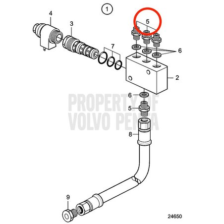 Mamelon d'origine Volvo Penta VOP941754 | MD2010