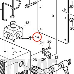 Vite a croce originale Volvo Penta VOP956063 | MD2010