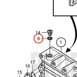 Original Volvo Penta Dichtung VOP957189 | MD2010