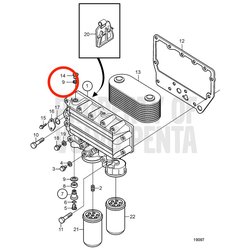 Original Volvo Penta Dichtung VOP957189 | MD2010