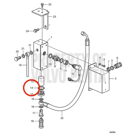 Joint d'origine Volvo Penta VOP957191 | MD2010