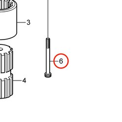 Original Volvo Penta Innensechskantschraube VOP967686 | MD2030