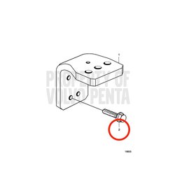 Vite esagonale originale Volvo Penta VOP977625 | MD2010