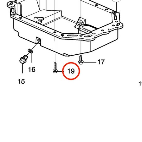 Tornillo Embridado Original Volvo Penta VOP984734 | MD2010