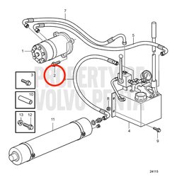Tornillo Embridado Original Volvo Penta VOP984736 | MD2010