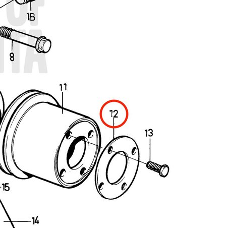 Brida Original Volvo Penta VOP3580012 | MD2030
