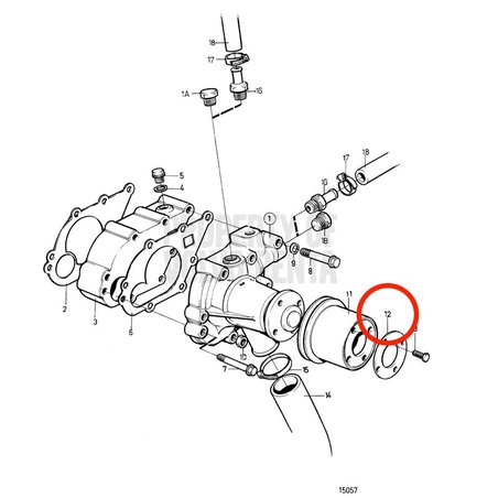 Brida Original Volvo Penta VOP3580012 | MD2030