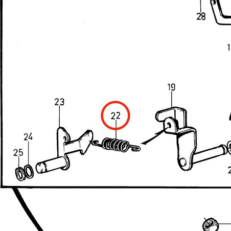 Molla originale Volvo Penta VOP3580033 | MD2010B