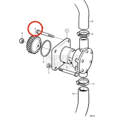 Original Volvo Penta Getriebe VOP3580062 | MD2010