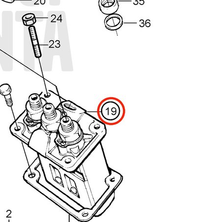 Distanciador Original Volvo Penta VOP3580072 | MD2010