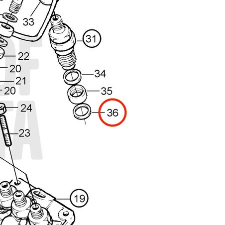 Original Volvo Penta Dichtung VOP3580075 | MD2010