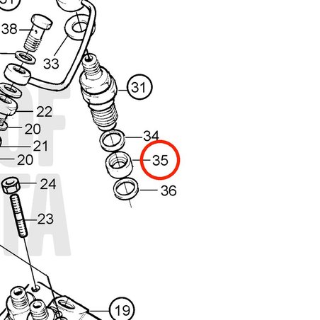 Elemento Original Volvo Penta VOP3580076 | MD2010