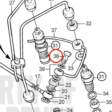 Original Volvo Penta Schraube VOP3580094 | MD2030