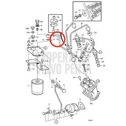 Tuyau d'origine Volvo Penta VOP3580105 | MD2010
