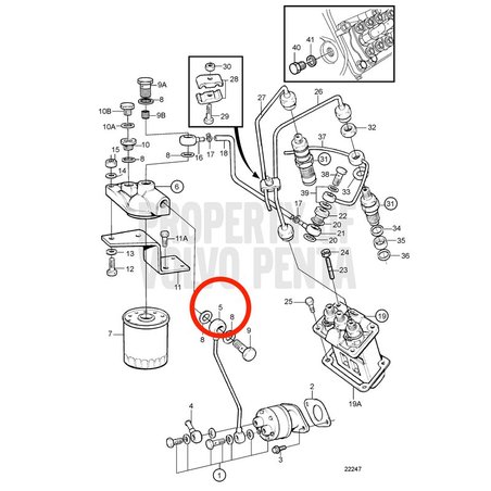 Tubo Original Volvo Penta VOP3580106 | MD2010