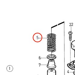 Ressort d'origine Volvo Penta VOP3580125 | MD2030