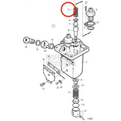 Resorte Original Volvo Penta VOP3580125 | MD2030