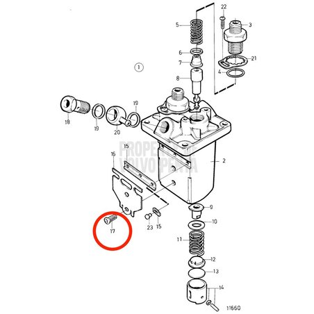 Original Volvo Penta Schraube VOP3580151 | MD2030