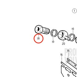 Vis d'origine Volvo Penta VOP3580152 | MD2030