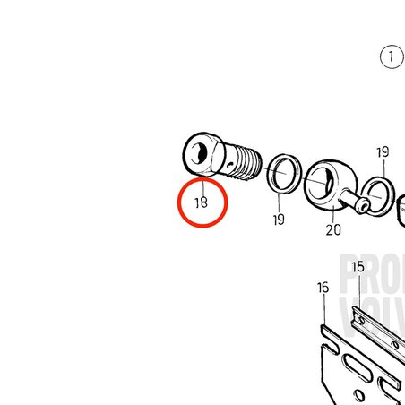 Parafuso original Volvo Penta VOP3580152 | MD2030