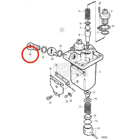 Parafuso original Volvo Penta VOP3580152 | MD2030