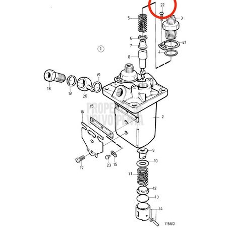 Tornillo Original Volvo Penta VOP3580156 | MD2030