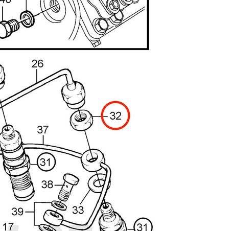 Tuerca Original Volvo Penta VOP3580158 | MD2010B