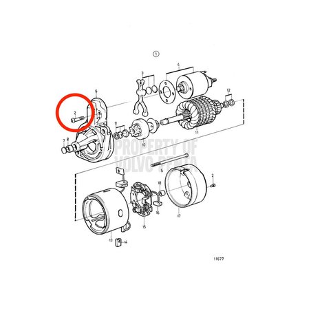 Original Volvo Penta Schraubensatz VOP3580205 | MD2010