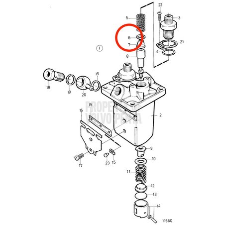 Junta Original Volvo Penta VOP3580276 | MD2030