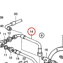 Manguera Original Volvo Penta VOP3583495 | MD2010