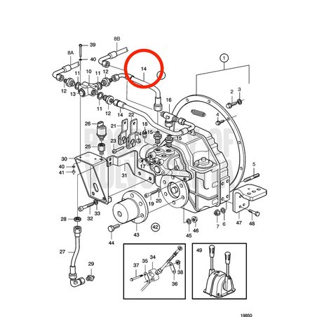 Original Volvo Penta Schlauch VOP3583495 | MD2010