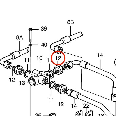 Capezzolo originale Volvo Penta VOP3583497 | MD2010