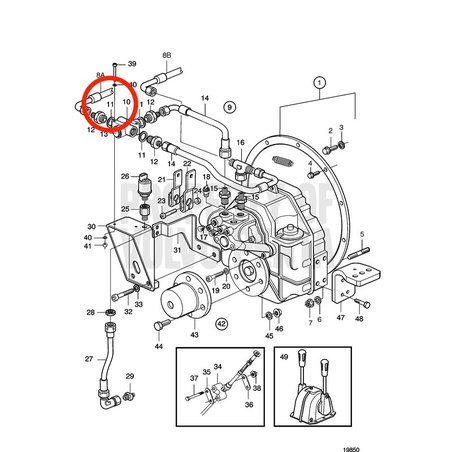 Guarnizione originale Volvo Penta VOP3583498 | MD2010