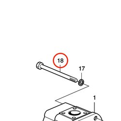 Tornillo Hexagonal Original Volvo Penta VOP3586609 | MD2010