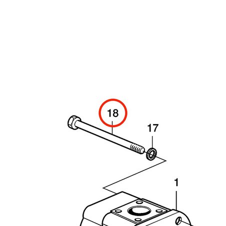 Original Volvo Penta Sechskantschraube VOP3586609 | MD2010