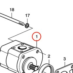 Bomba de Hidráulica Original Volvo Penta VOP3586612 | MD2010