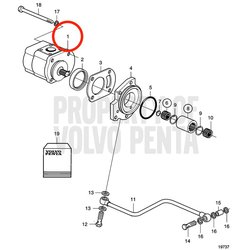 Bomba de Hidráulica Original Volvo Penta VOP3586612 | MD2010