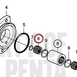 Brida de Acoplamiento Original Volvo Penta VOP3586617 | MD2010