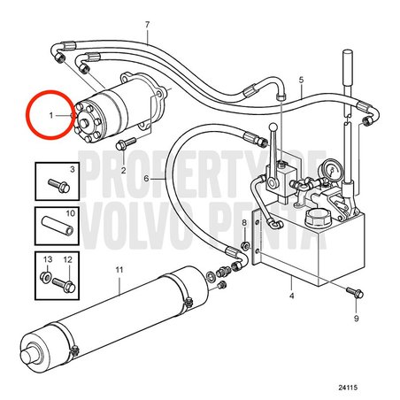 Motor de Arranque Original Volvo Penta VOP3589823 | MD2010