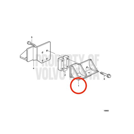 Original Volvo Penta Konsole VOP3836187 | MD2010