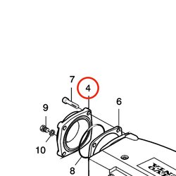 Original Volvo Penta Endplatte VOP3838409 | MD2010