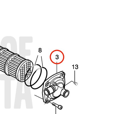 Original Volvo Penta Endplatte VOP3838410 | MD2010