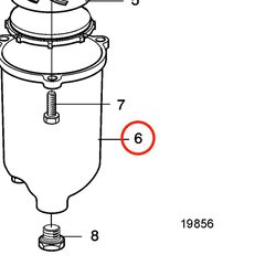 Tazón Original Volvo Penta VOP3838851 | MD2010