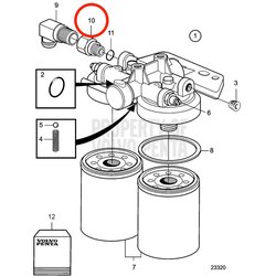 Niple Original Volvo Penta VOP3839247 | MD2010