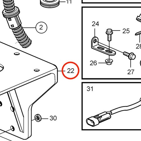 Console originale Volvo Penta VOP3884205 | MD2010
