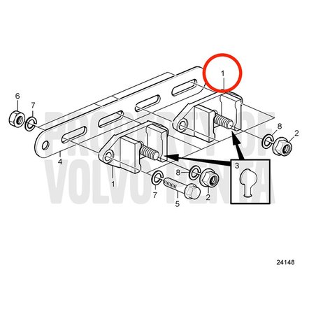 Originale Volvo Penta Union VOP6776926 | MD2010