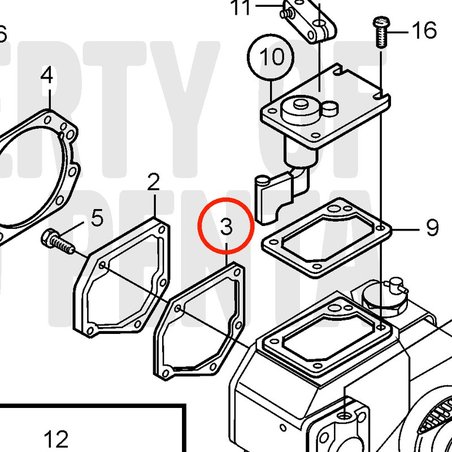 Junta Original Volvo Penta VOP20405508 | MD2010