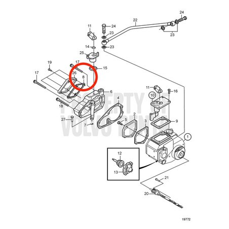Junta Original Volvo Penta VOP20405509 | MD2010
