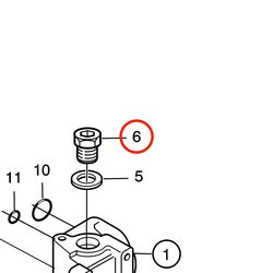 Tornillo de Purga Original Volvo Penta VOP20405519 | MD2010
